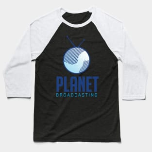 NEW! Planet Broadcasting Logo Baseball T-Shirt